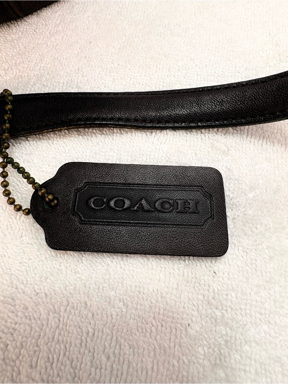 Coach Classic Brown Leather Tote Bag - Women's Shoulder Tote - Picture 11 of 17